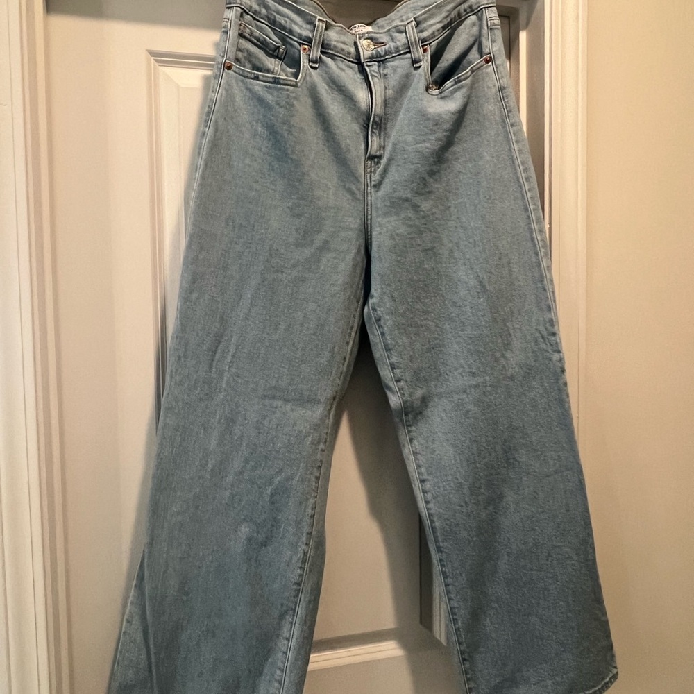 Denizen by Levi’s Vintage Wide Leg Light Wash Baggy Jeans Women’s Size 10